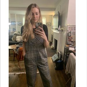 WeWoreWhat Plaid Overalls